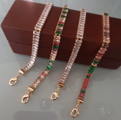 Pulseiras de Riviera colorida e cristal - comprar online