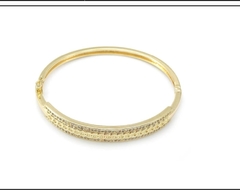 Bracelete banhado no ouro 18k ou ródio branco