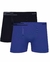 CUECA LUPO BOXER KIT C/ 2 AZUL-PRETA