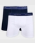 CUECA LUPO UNDEWEAR BOXER KIT C/ 2 AZUL CLARO-MARINHO ESCURO - comprar online