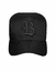 C- BONE BLCK SNAPBACK ALL BACK TRUCKER LASER STRING