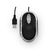 Mouse Pixxo MOL033UOBB com cabo USB - Preto - comprar online