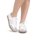 TÊNIS FEMININO STREET COURO SINT BRANCO DET GOLD - SUA CIA - comprar online