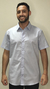 CAMISA SOCIAL MASCULINA MANGA CURTA ELASTANO - KING & JOE - comprar online