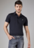 CAMISETA POLO MASCULINA LISA PRETO - YOUNG STYLE