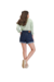 SHORT JEANS FEMININO MOM LAPELA - YOUNG STYLE - comprar online