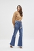 CALÇA JEANS FEMININA COM LYCRA FLARE - YOUNG STYLE