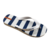 CHINELO MASCULINO ESTAMPADO BRANCO & AZUL - KING & JOE - comprar online