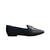 MOCASSIM FEMININO NAPA SOFT PRETO DET. DOURADO - SUA CIA - comprar online