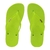 CHINELO FEMININO VERDE NEON PVC NEON ANATÔMICO - SUA CIA