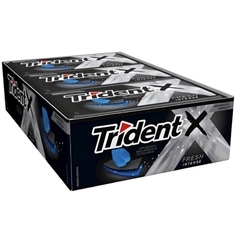 Display Chiclete Trident XFresh Intense Sem Açúcar C/21 Unidades 168g - Mondelez