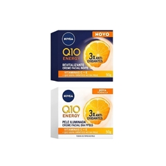 Kit Nivea Creme Q10 Energy C/ Vitamina C Dia + Noite