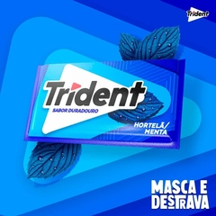 Display Chiclete Trident Hortelã Azul C/21 Unidades 168g - Mondelez na internet