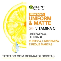 Imagem do Gel de Limpeza Facial Garnier Skin Uniform & Matte - 120g