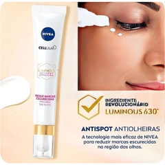 Kit Completo Nivea Luminous Cellular 630 Reduz Manchas - Sérum + Fluído + Olhos (3) na internet