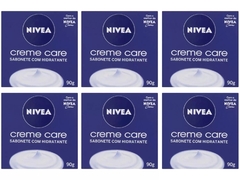 Sabonete em Barra Corporal Nivea - Creme Care 90g 6 Unidades - loja online