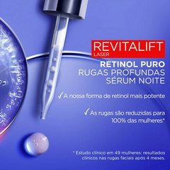 Sérum Antirrugas Profundas L'oréal Paris Revitalift Retinol Noite 30ml Retinol puro - loja online