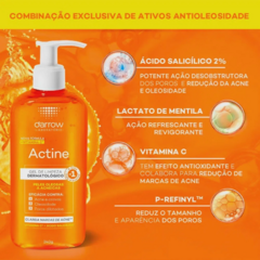 Kit Gel de Limpeza Profunda Antiacne Actine Darrow 140ml + 40 ml - loja online