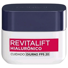 Kit 2 Cremes Anti-Idade e Sinais 50ml Tratamento (Diurno e Noturno) Revitalift Hialurônico - L'Oréal Paris