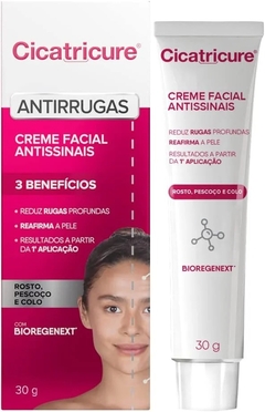 Cicatricure Antirrugas Creme Facial com 30g