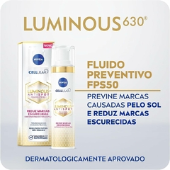 Fluido Antimanchas Nivea Cellular Luminous 630 - FPS50 40ml - comprar online