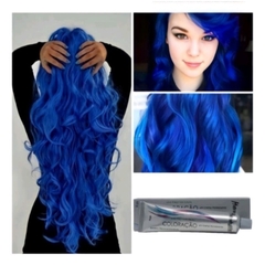 Tinta Cabelo Azul Royal Coloração Hidratylife Mairibel 60g