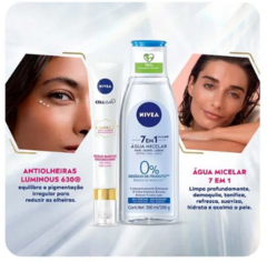 Kit Creme Nivea Cellular Luminous 630º Antiolheiras 15ml e Água Micelar Nivea MicellAir 7 em 1 200ml na internet