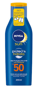 Protetor Solar Corporal Nivea Sun FPS 50 - Protect & Hidrata 200ml