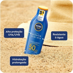 Protetor Solar Corporal Nivea Sun FPS 50 - Protect & Hidrata 200ml - LOISTORE • Beleza, Saúde e Bem-Estar em Harmonia