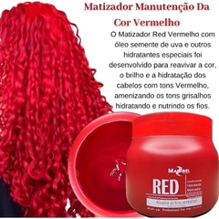 Condicionador Matizador Red Vermelho Mairibel Pote 500g - comprar online