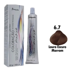 Tinta de Cabelo Loiro Escuro Marrom louro (Chocolate) 6.7 Profissional - comprar online