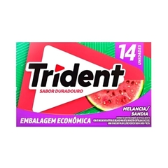 Goma de Mascar Trident Melancia 14 Unidades Zero Açúcar 25g