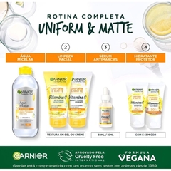 Gel de Limpeza Facial Garnier Skin Uniform & Matte - 120g - loja online