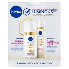 Kit Nivea Cellular Luminous Sérum 30ml + Fluido Fps50 40ml na internet