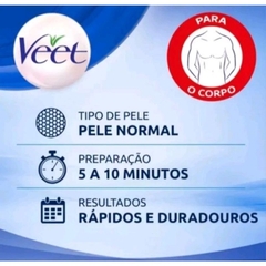 Creme Depilatório Corporal Masculino Veet For Men 180ml - LOISTORE • Beleza, Saúde e Bem-Estar em Harmonia