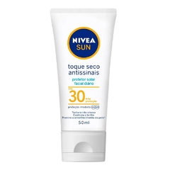 Protetor Solar Facial Nivea Sun FPS 30 - Toque Seco Antissinais 50ml - comprar online