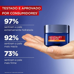 Kit L'oreal Creme Facial Pro Retinol + Sérum Revitalift 15m - loja online