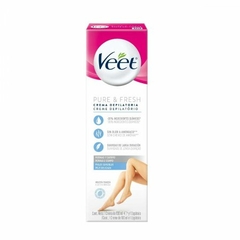 Creme Depilatório Veet Peles Delicadas - Aloe Vera e Vitamina E Corporal Feminina 100ml