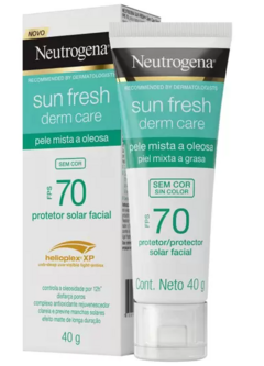 Protetor Solar Facial e Corporal Neutrogena FPS 70 - Sun Fresh - comprar online