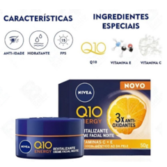 Kit Dia + Noite Nivea Creme Q10 Energy C/ Vitamina C na internet