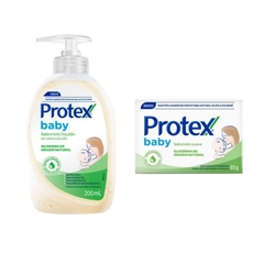 Kit Sabonetes Protex Baby da Cabeça aos Pés Com Glicerina Natural 200ml + Sabonete 85g