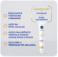 Kit Completo Nivea Luminous Sérum + Fluído + Olhos + Sabonete em Gel 4 produtos na internet