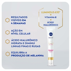 Kit Creme Nivea Cellular Luminous 630º Antiolheiras 15ml e Água Micelar Nivea MicellAir 7 em 1 200ml - comprar online