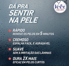 Creme Depilatorio Veet Men 200ml Peles Normais - LOISTORE • Beleza, Saúde e Bem-Estar em Harmonia