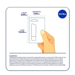 Protetor Labial Nivea Hidratante color 2 em 1 Hidra Color Vermelho 4,8g - loja online