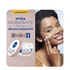 Kit Nivea Pele Negra Hidratante Desodorante Cuidado Intenso 200ML + Hidratante Facial 7 em 1 Beleza Radiante 100G - comprar online