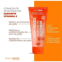 Kit Skin Care Clareador De Melasma Antirrugas Dermachem Vitamina C Sabonete 100ml + Sérum 30ml - comprar online