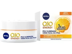 Creme Facial Antissinais Nivea Q10 Energy Dia - FPS 15 50ml