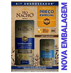 Imagem do Kit Tio Nacho Shampoo Antiquedas E Engrossador 415ml + Cond