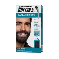 Grecin 5 Coloração Gel para Barba, Bigode e Costeletas - Cor Preto